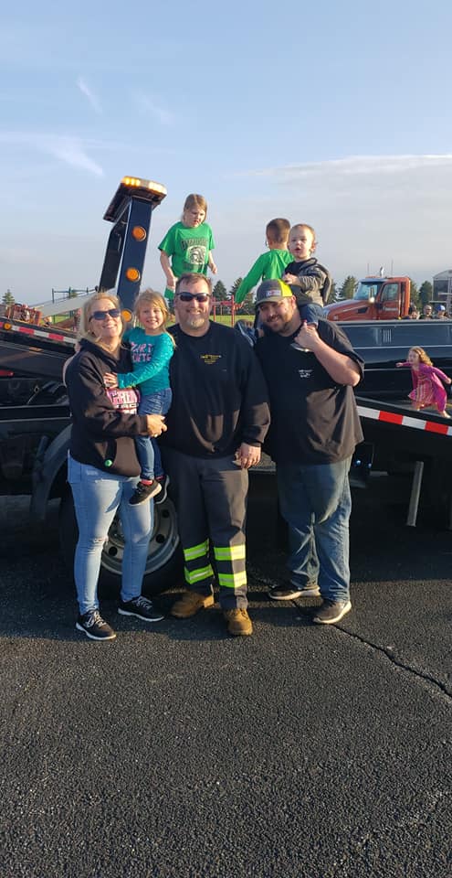 Richard helping at the shop