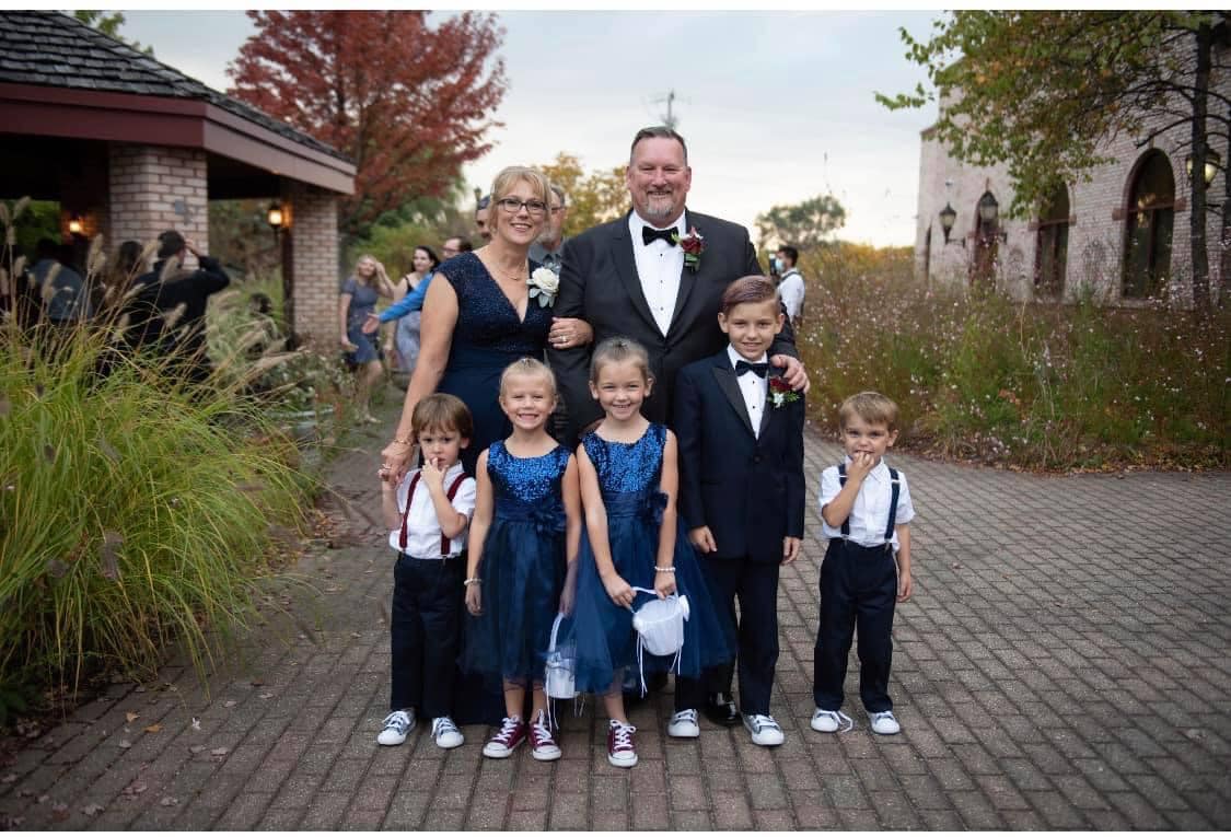 Family at Sara’s wedding