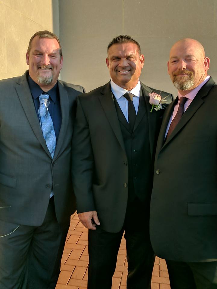 Richard with his brothers
