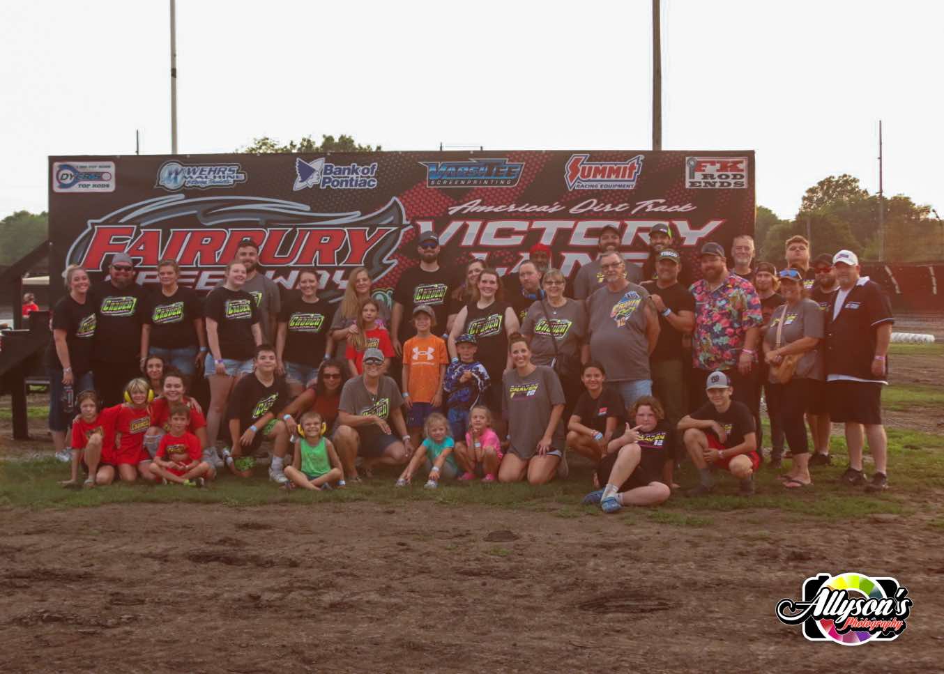 Richard Craven Memorial gathering at Fairbury Speedway